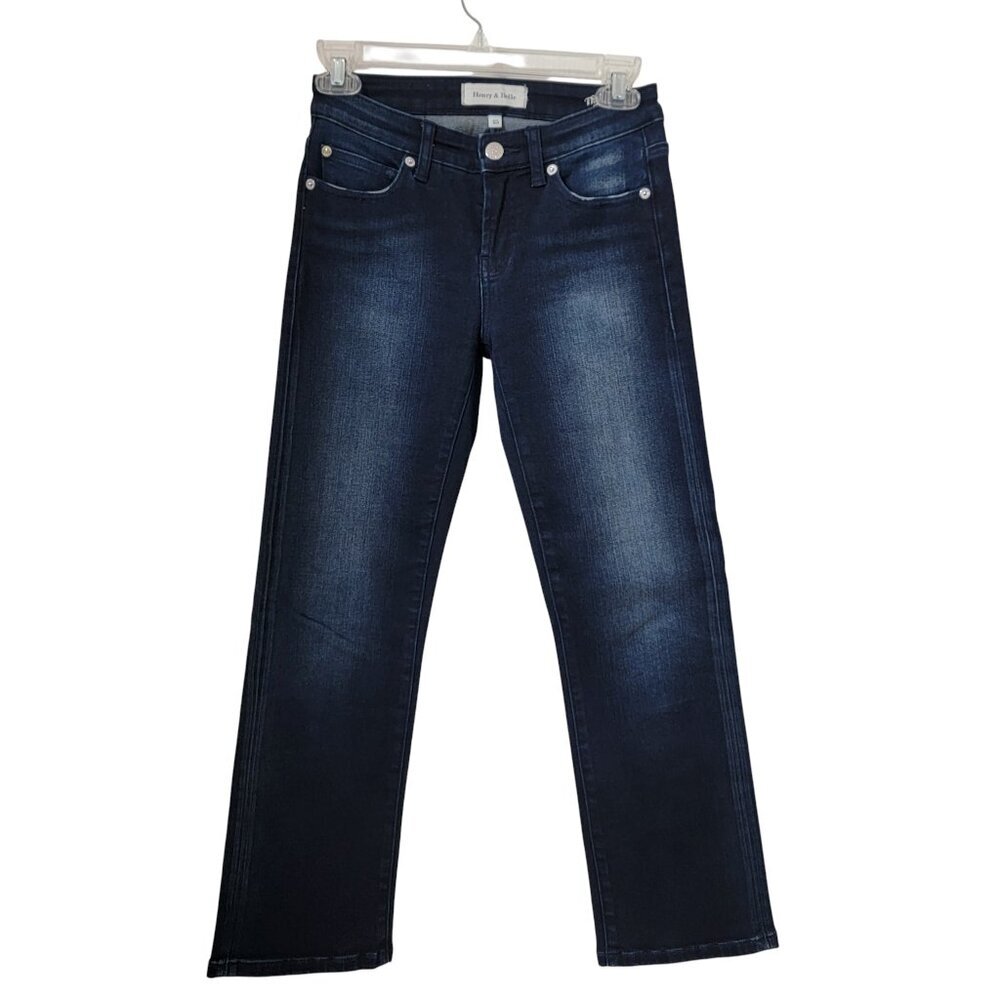 Henry & Belle Size 25 "The Fiona" Boot Cut Denim Blue Jeans, Gently Used